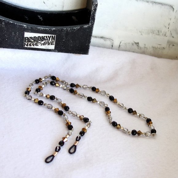 Designer Eyeglass Chain styled as Brooklyn TV Series Jeffords Eyeglass Necklace - Picture 1 of 4
